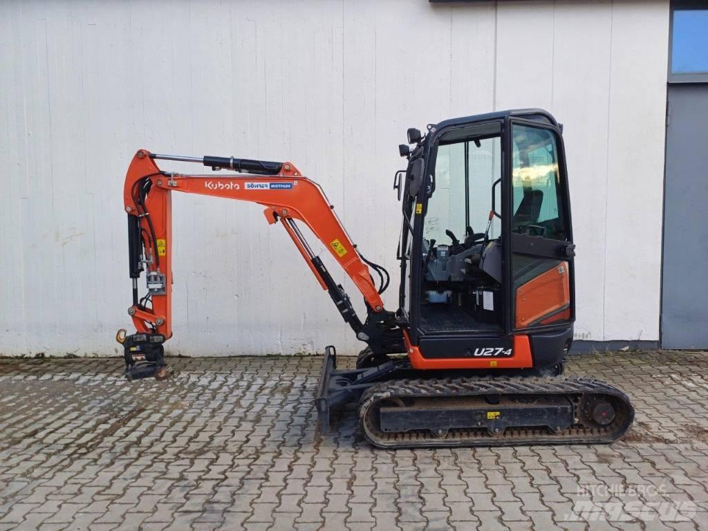 Kubota U 27-4 Mini rýpadlá < 7t