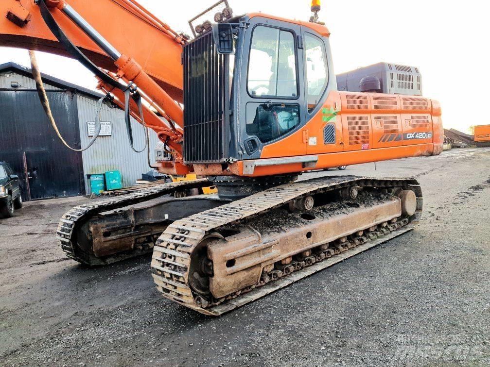 Doosan DX 420 LC-3 Pásové rýpadlá