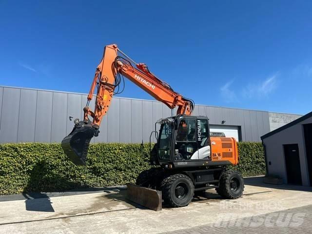 Hitachi 140W-5B Kolesové rýpadlá