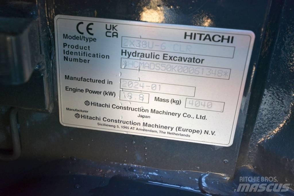 Hitachi ZX 38 U-6 Mini rýpadlá < 7t