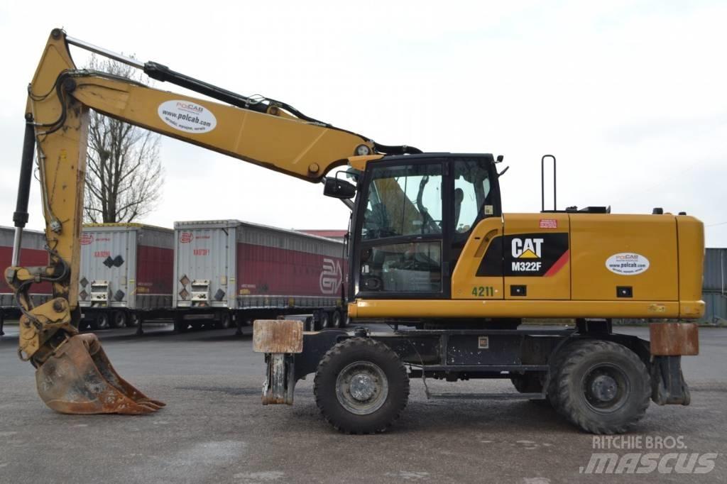 CAT M 322F Kolesové rýpadlá