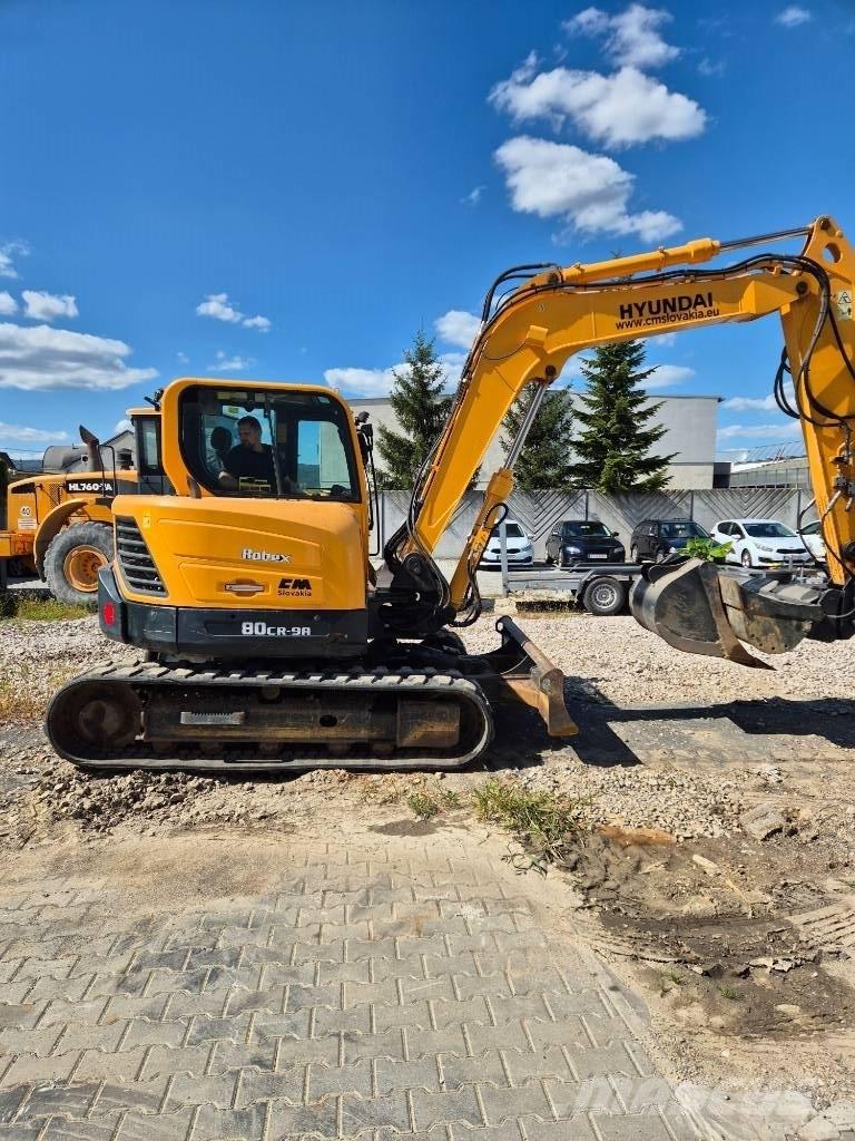 Hyundai R 80 CR-9A Midi rýpadlá 7 t - 12 t