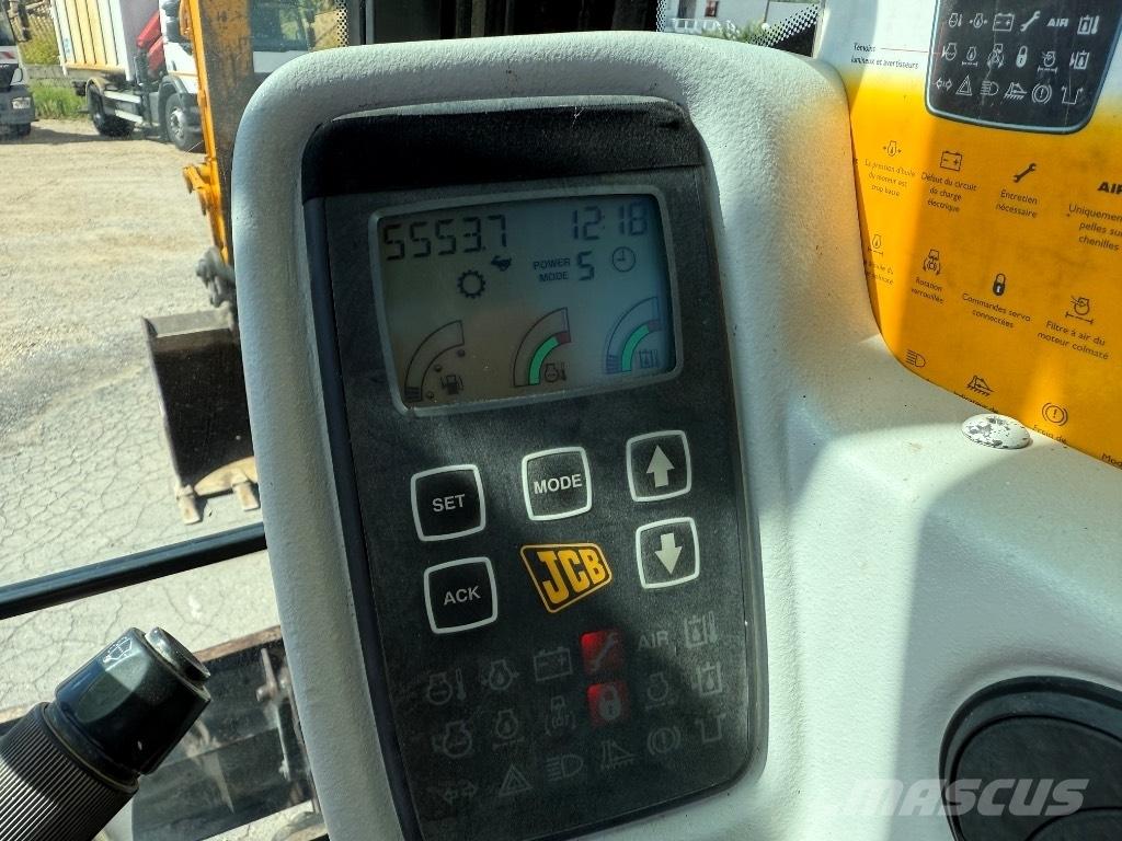 JCB JS 145 W Kolesové rýpadlá