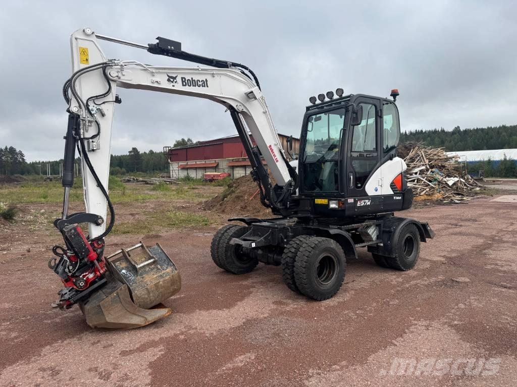 Bobcat E 57 W Kolesové rýpadlá