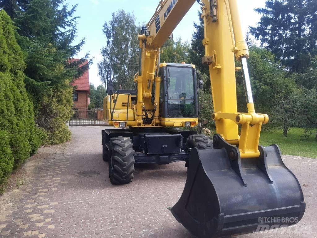 Komatsu PW 130-7 Kolesové rýpadlá