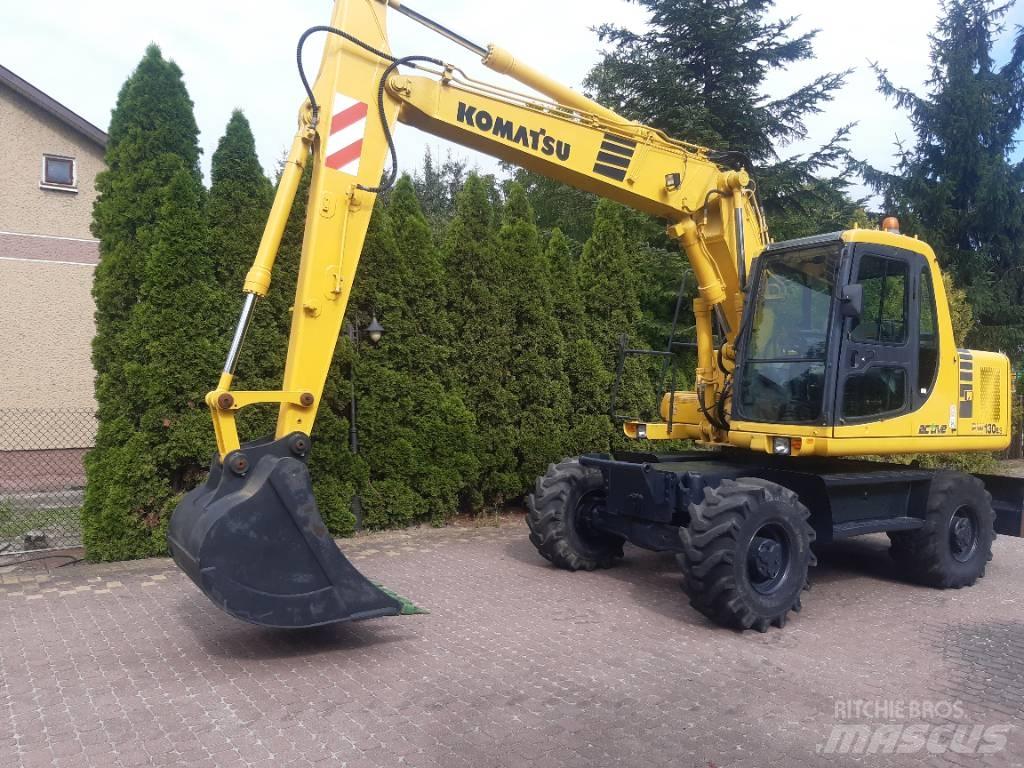Komatsu PW 130-7 Kolesové rýpadlá