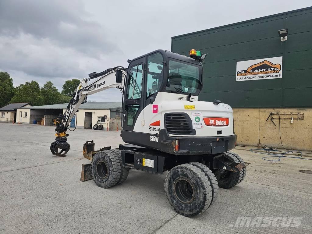 Bobcat E 55 W Kolesové rýpadlá