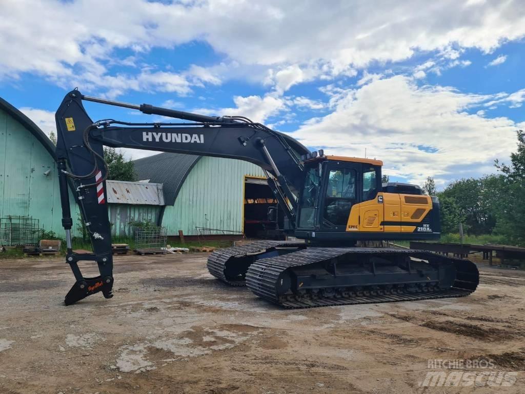 Hyundai HX210AL Pásové rýpadlá