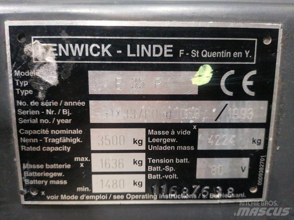 Linde E35P Akumulátorové vozíky