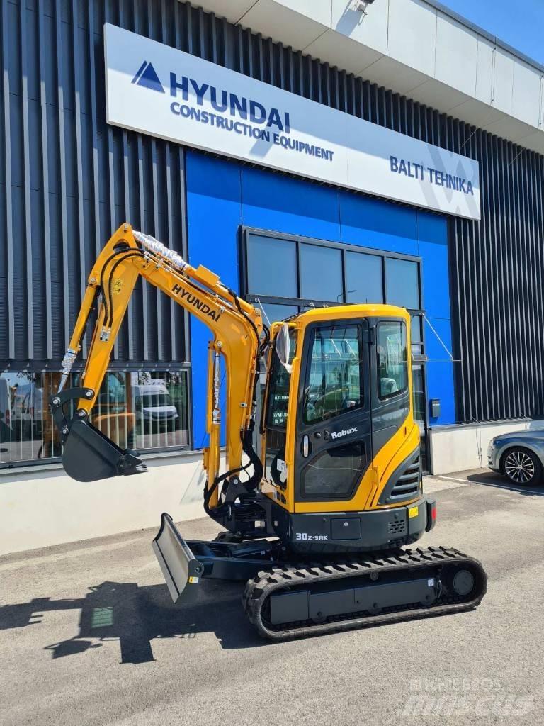 Hyundai R30Z-9AK Mini rýpadlá < 7t