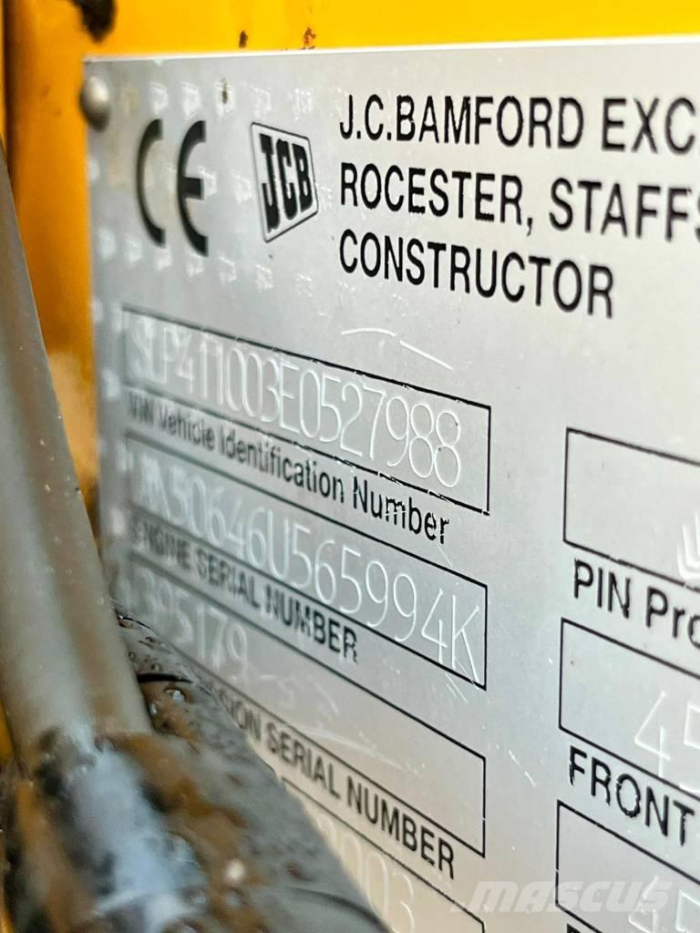 JCB 411 HT Kolesové nakladače