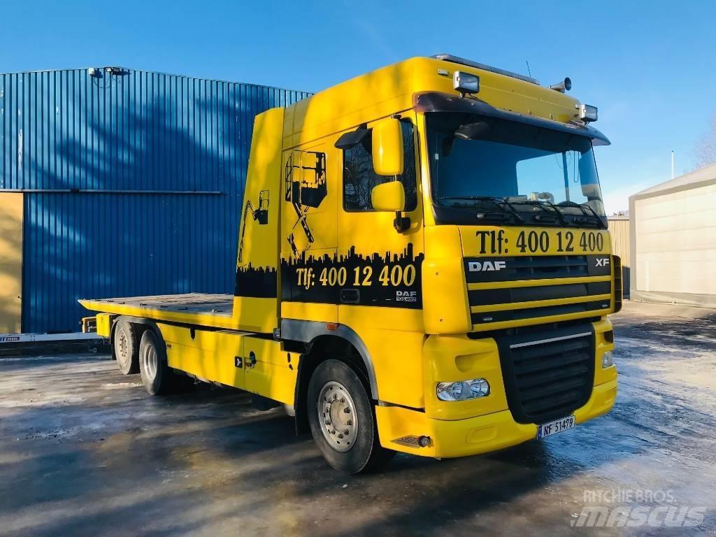 DAF 1850 FAN XF 105 Valník s navijakom