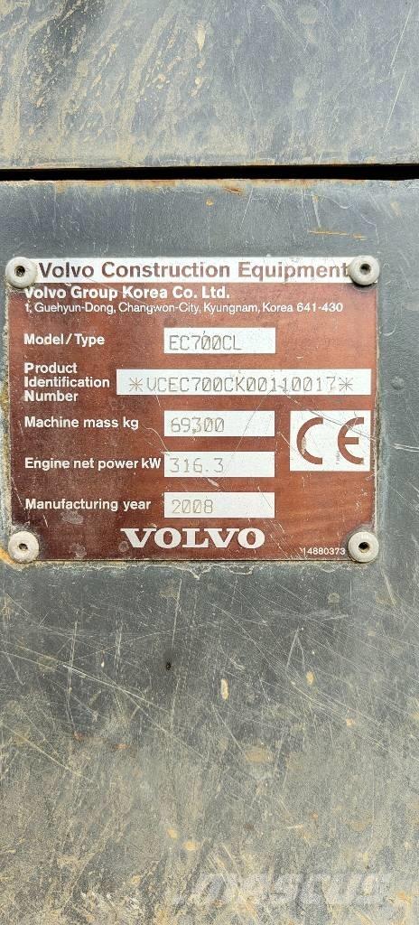 Volvo EC 700 C L Pásové rýpadlá