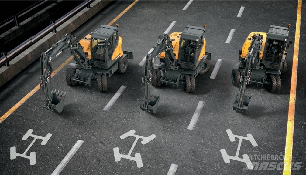 Hyundai HW 100 A Kolesové rýpadlá