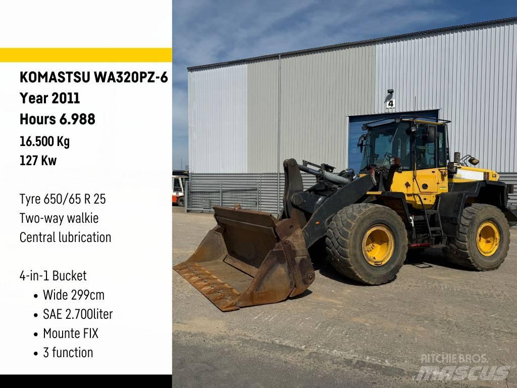 Komatsu WA320PZ-6 Kolesové nakladače