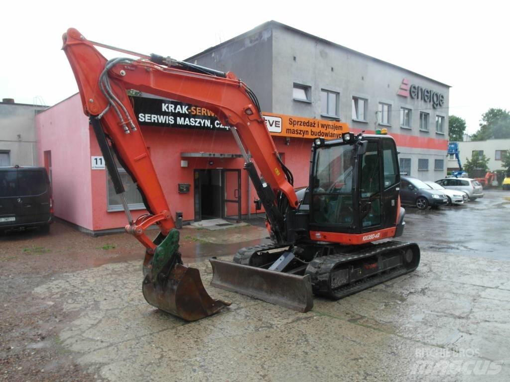 Kubota KX 080-4 Midi rýpadlá 7 t - 12 t