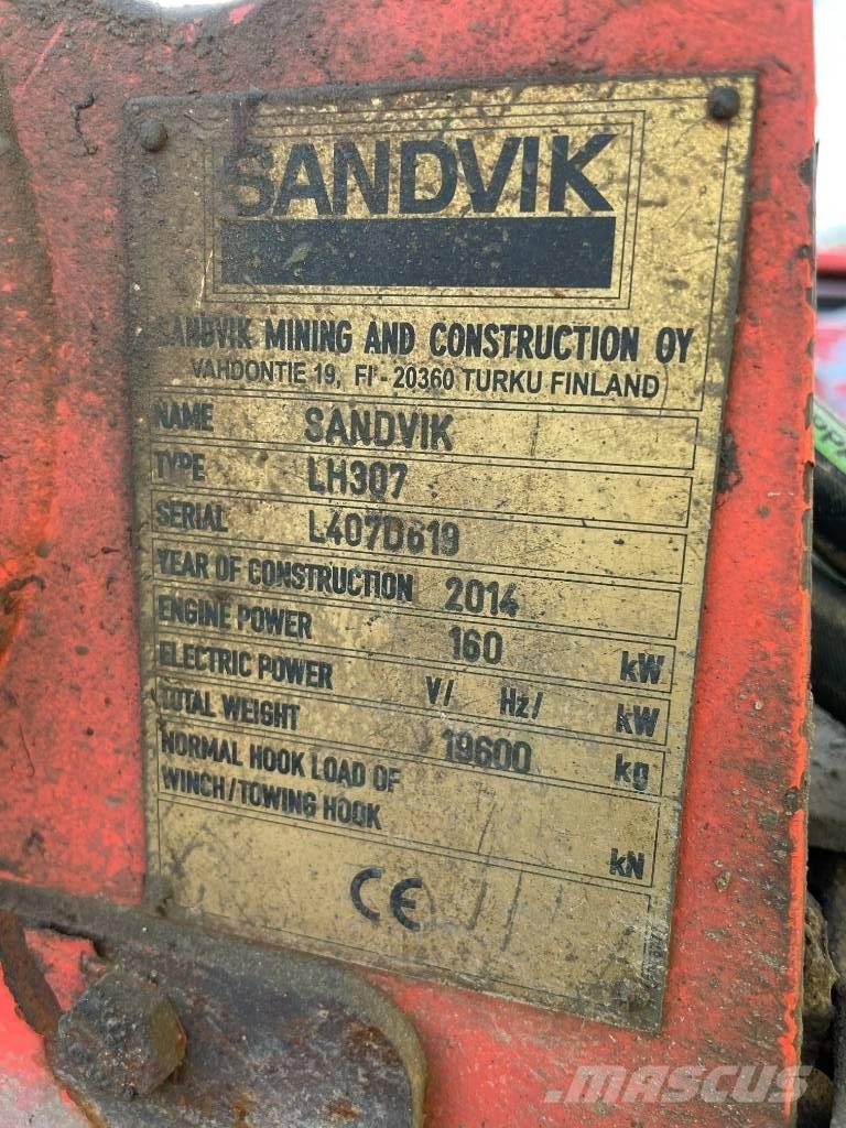 Sandvik LH 307 Podzemné nakladače