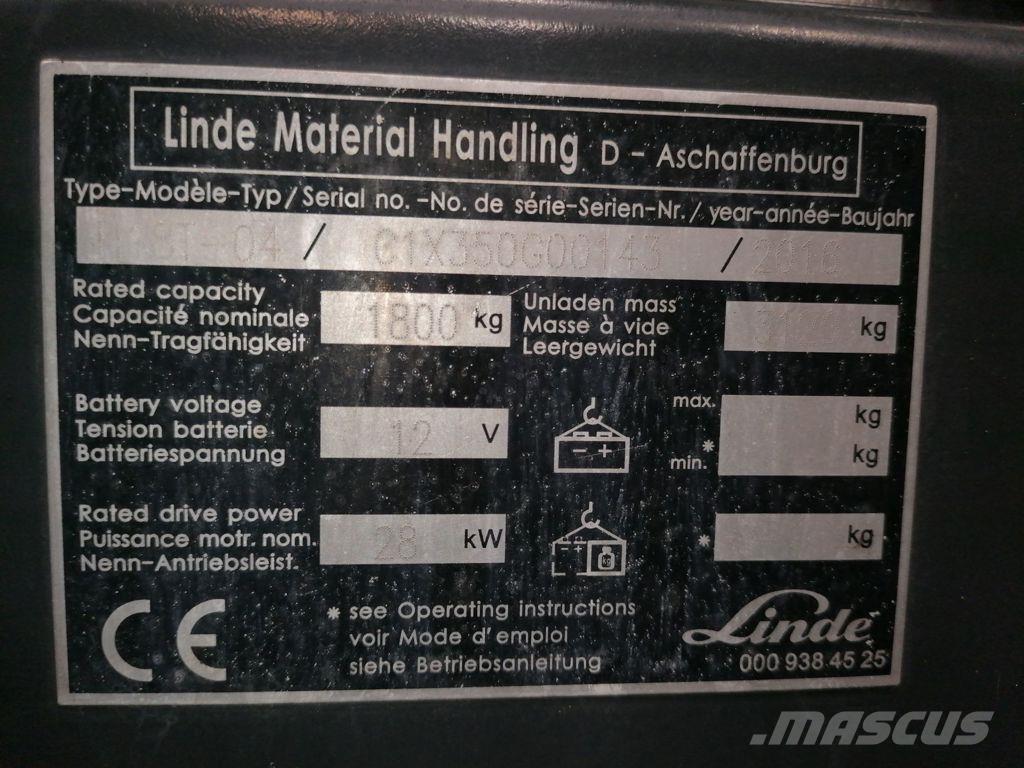 Linde H18T-04 LPG vozíky