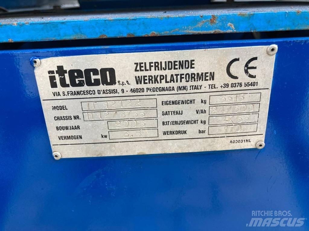 Iteco IT 12122 Nožnicové zdvíhacie plošiny