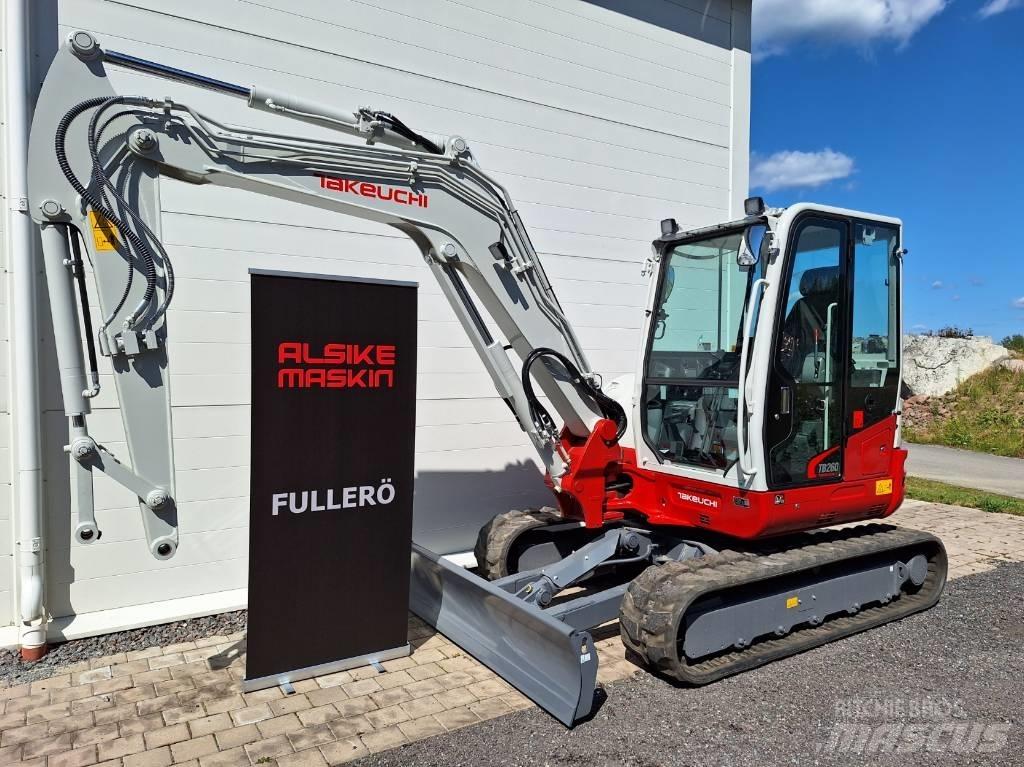 Takeuchi TB260 Mini rýpadlá < 7t