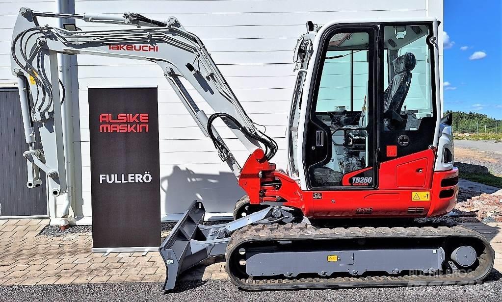 Takeuchi TB260 Mini rýpadlá < 7t