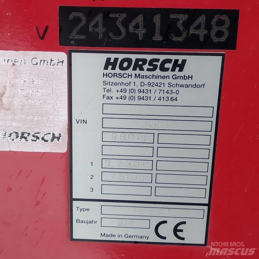 Horsch Focus 4 TD Mechanické sejačky