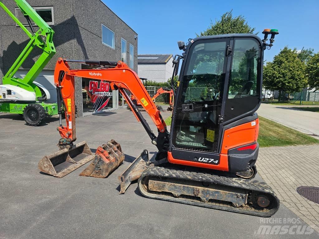 Kubota U 27-4 Mini rýpadlá < 7t