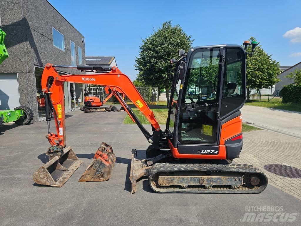 Kubota U 27-4 Mini rýpadlá < 7t
