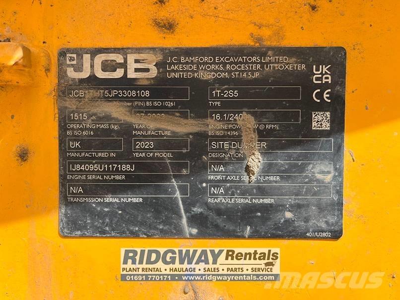 JCB 1T-2S5 Stavebné sklápače
