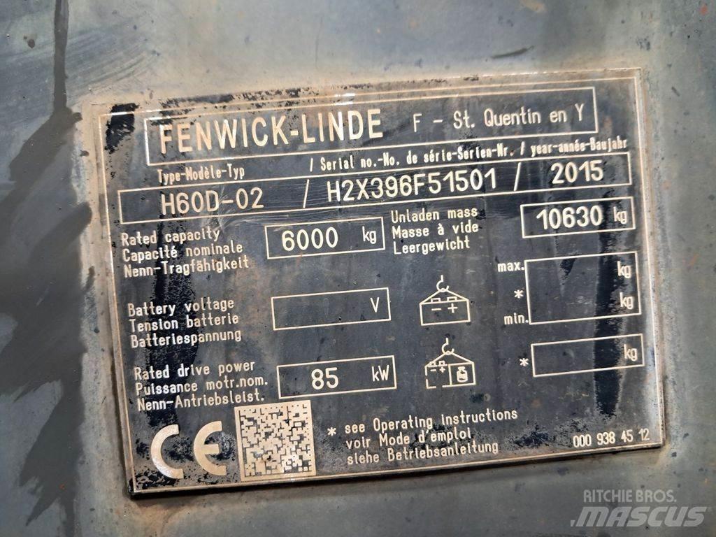 Linde H60D-02 Dieselové vozíky