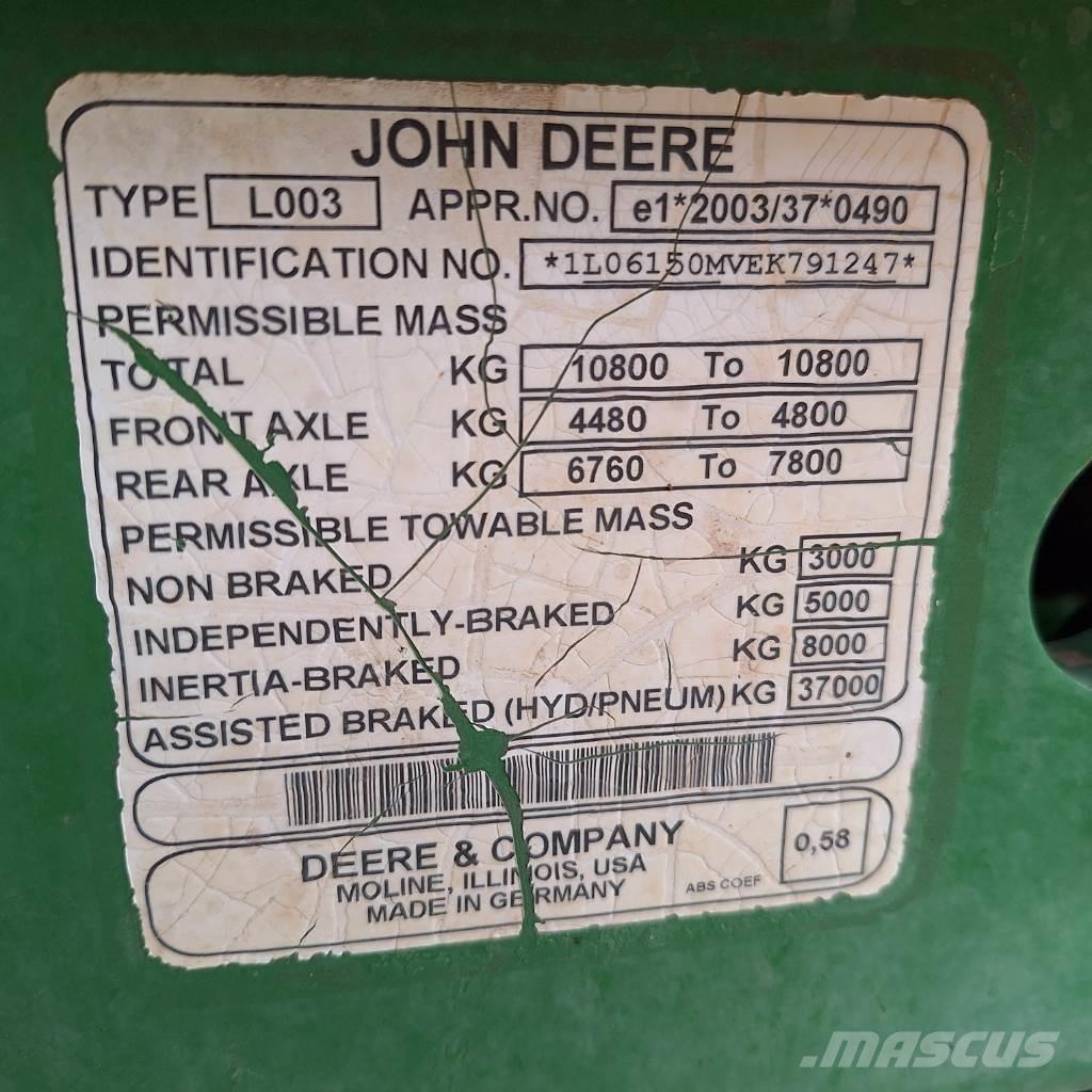 John Deere 6150M Traktory