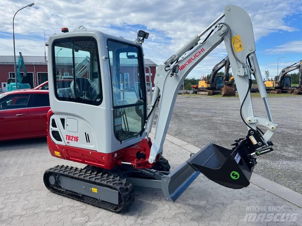 Takeuchi TB216 Mini rýpadlá < 7t