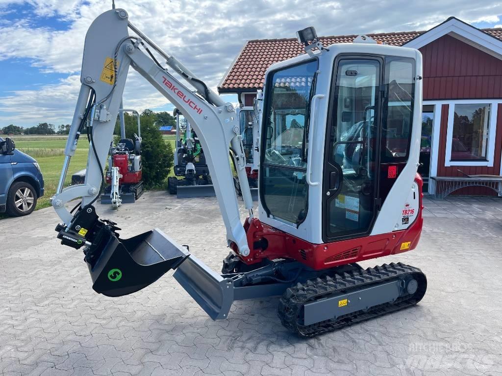 Takeuchi TB216 Mini rýpadlá < 7t