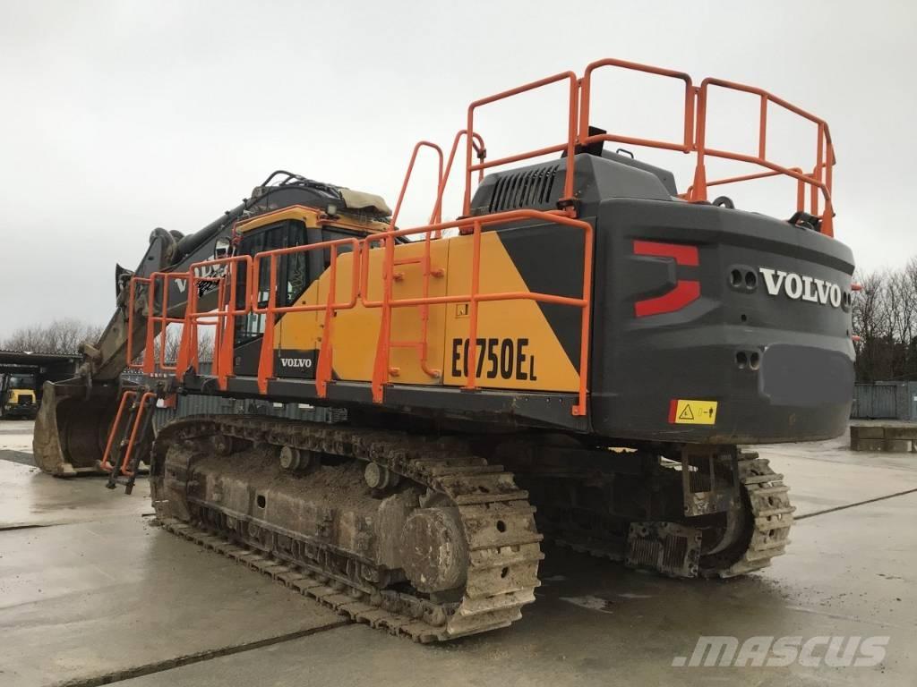 Volvo EC 750 E Pásové rýpadlá