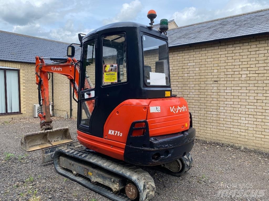 Kubota Kx71 Mini rýpadlá < 7t