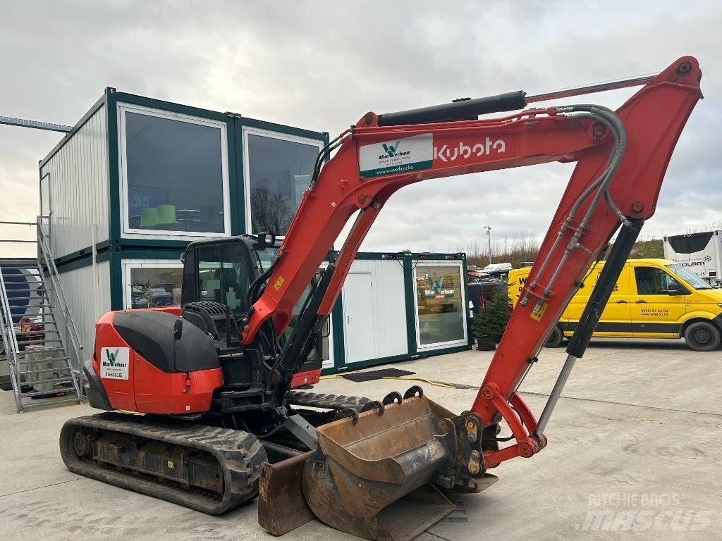 Kubota KX 080-4 Midi rýpadlá 7 t - 12 t
