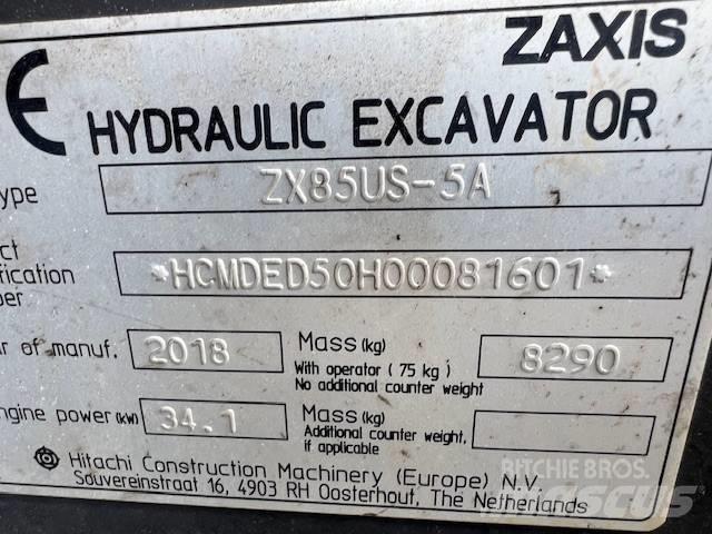 Hitachi ZX85US-5A Midi rýpadlá 7 t - 12 t