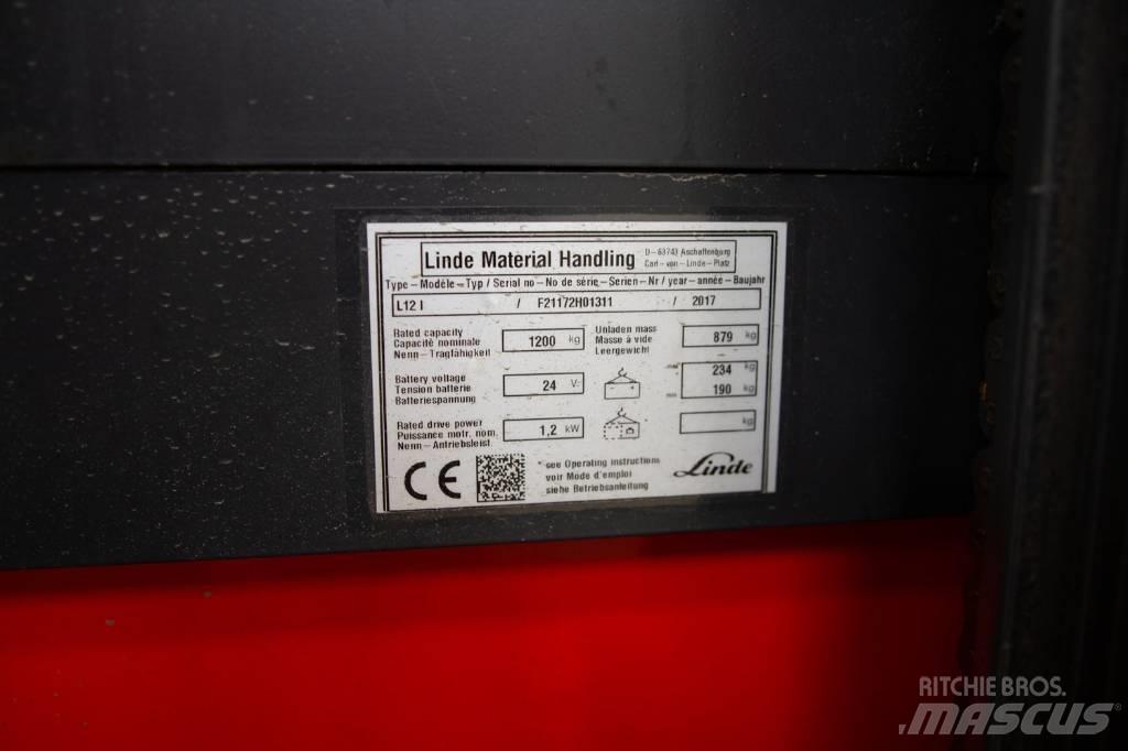 Linde L 12 Ručne vedené vysokozdvižné vozíky
