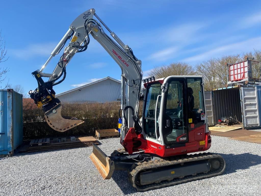 Takeuchi TB 260 Mini rýpadlá < 7t