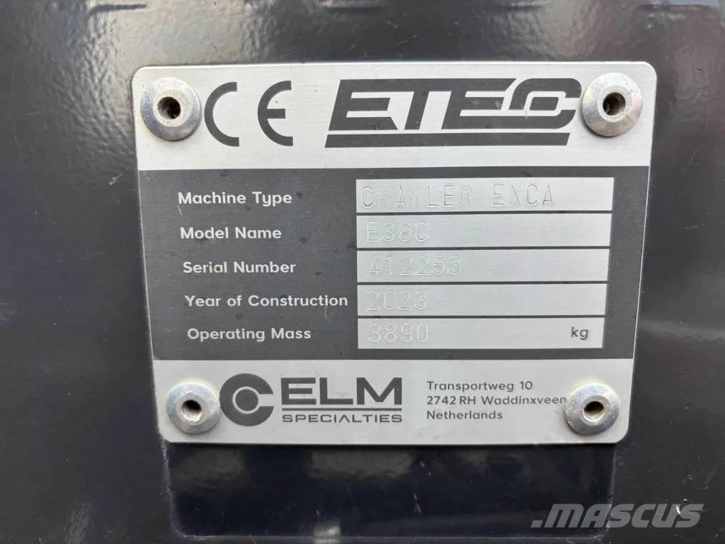 Etec E36C Mini rýpadlá < 7t