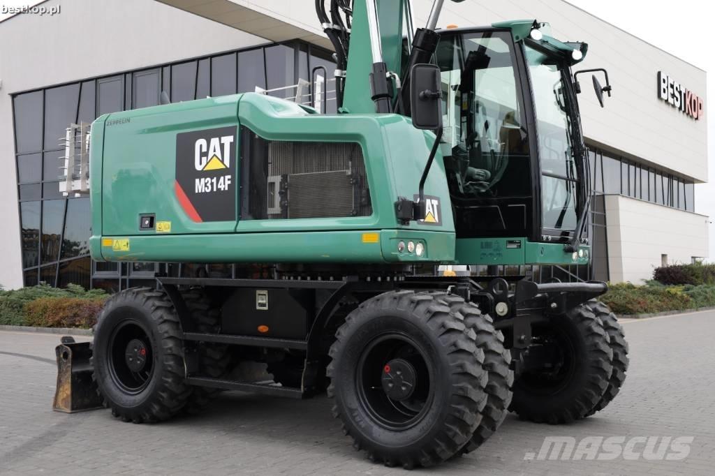 CAT M314F Kolesové rýpadlá