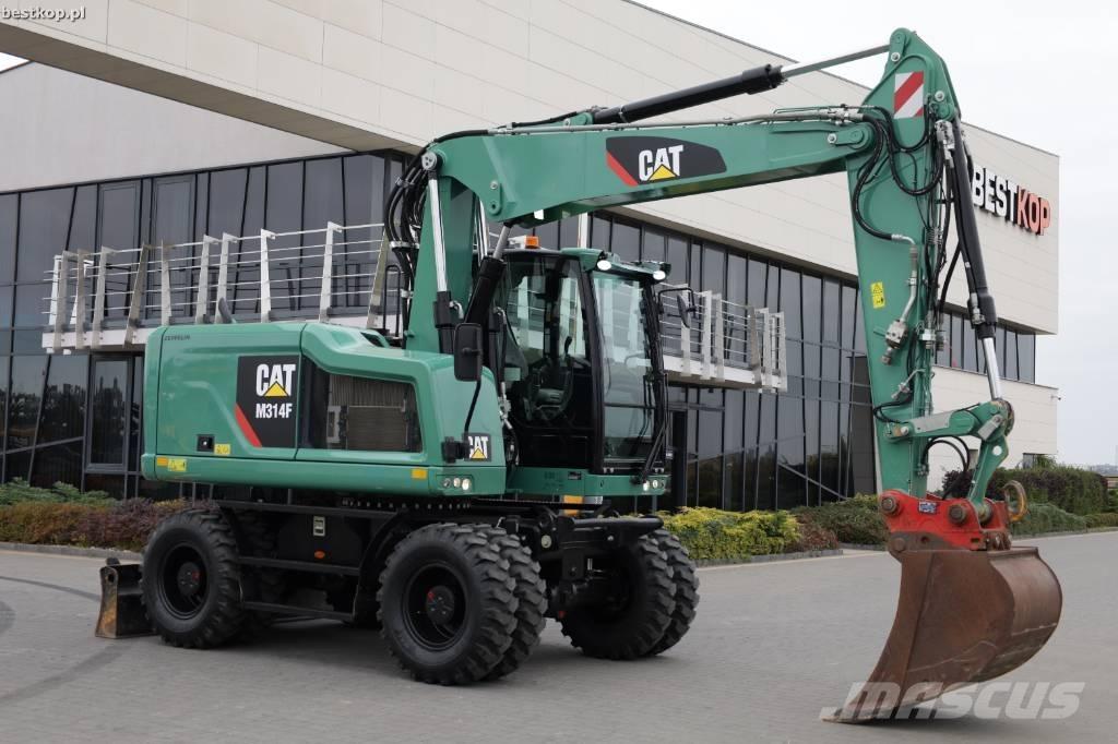 CAT M314F Kolesové rýpadlá