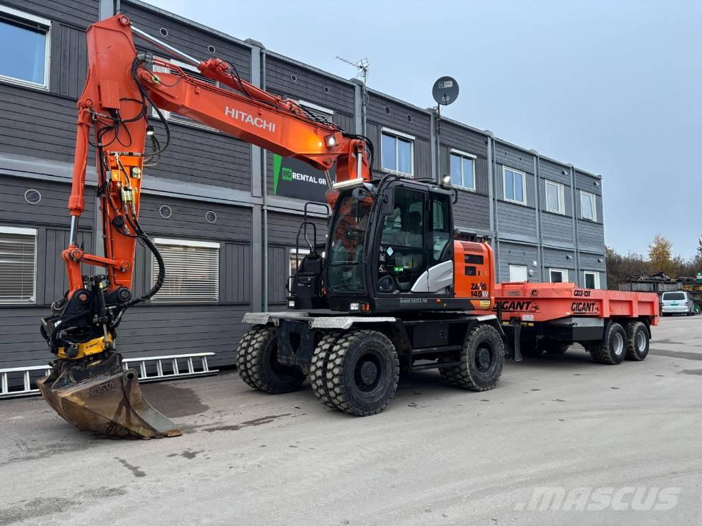 Hitachi ZX 145 W-6 Kolesové rýpadlá