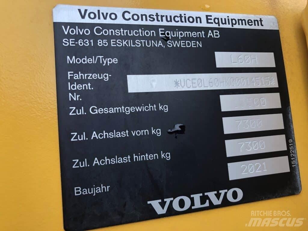 Volvo L60H Kolesové nakladače