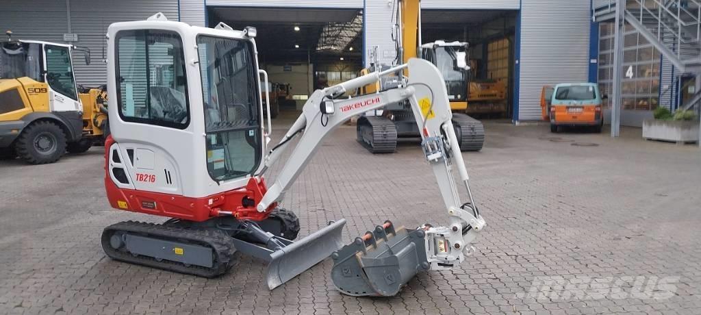 Takeuchi TB 216 A Mini rýpadlá < 7t