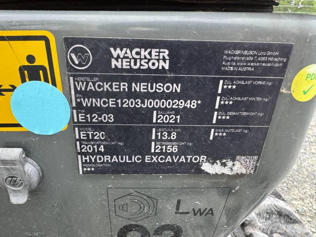 Wacker Neuson ET20 Pásové rýpadlá