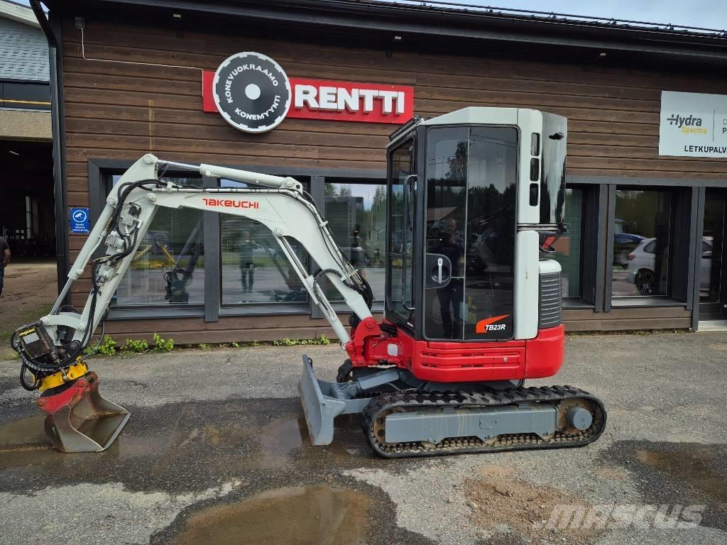 Takeuchi 23R Mini rýpadlá < 7t