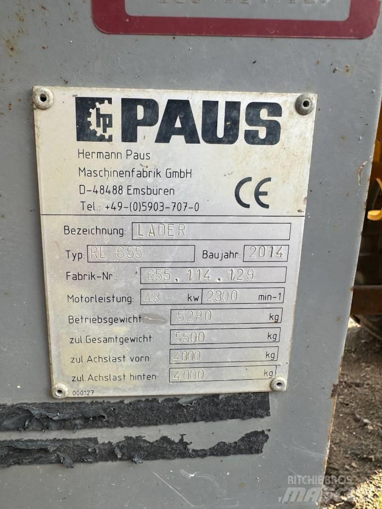 Paus RL 655 Kolesové nakladače
