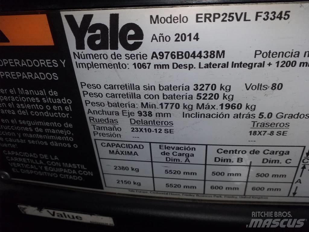 Yale ERP25VL Akumulátorové vozíky