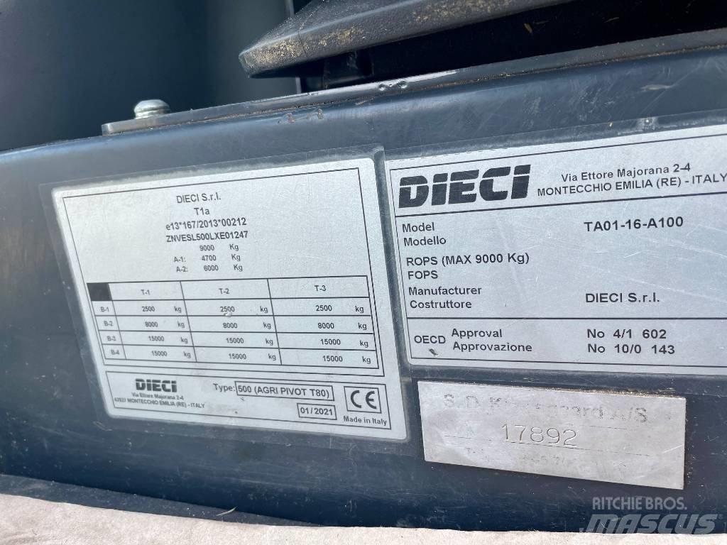 Dieci Agri Pivot T80 Teleskopické nakladače pre poľnohospodárstvo